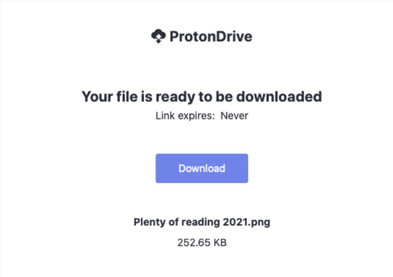 Aceder à base de dados do Proton Drive